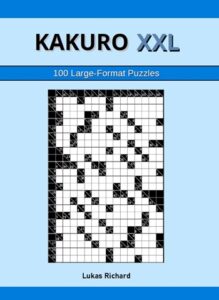 The book Kakuro XXL contains 100 large Kakuro