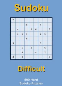 Cover of the Sudoku Difficult book